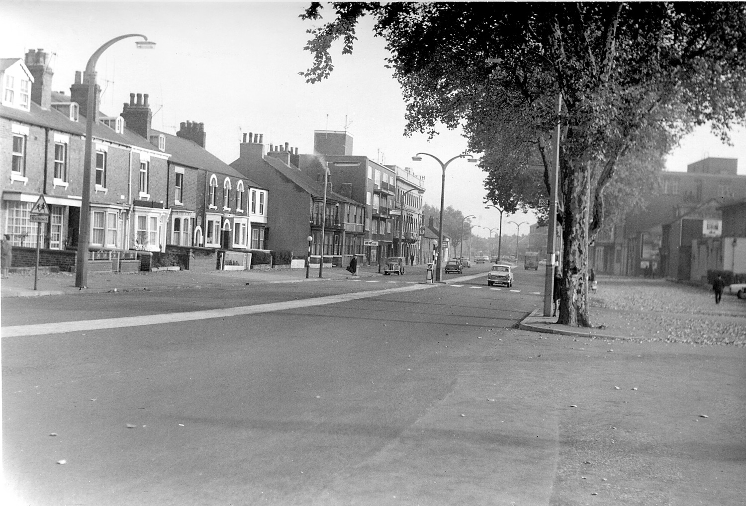 Bennetthorpe looking south, October 1970